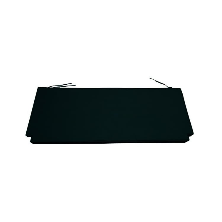 Coussin noir pour banc