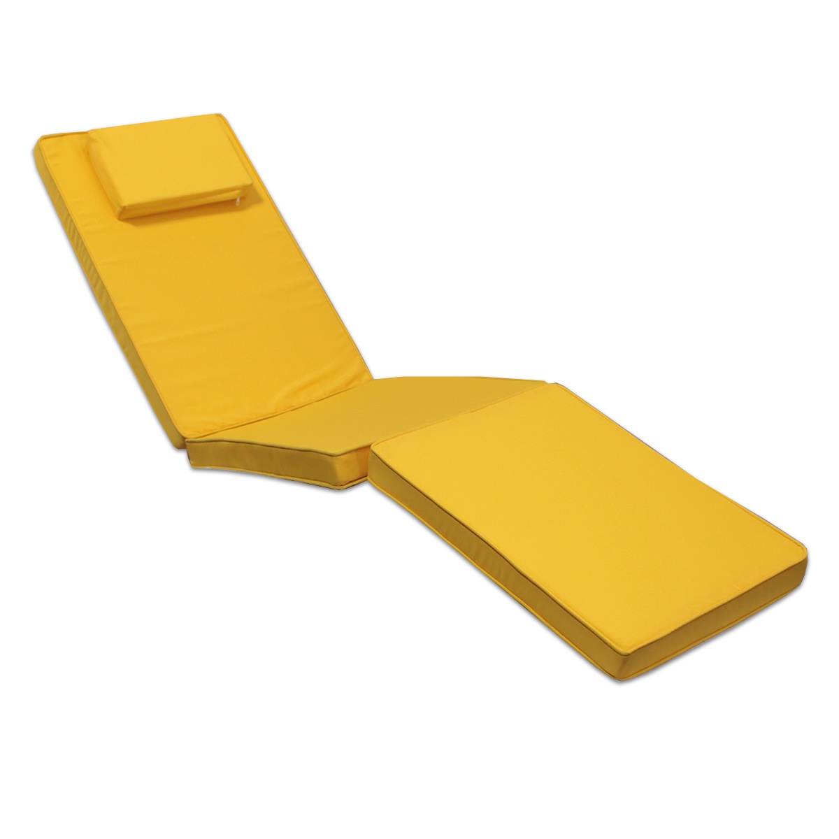 Matelas moutarde pour chaise longue Matelas moutarde pour chaise longue