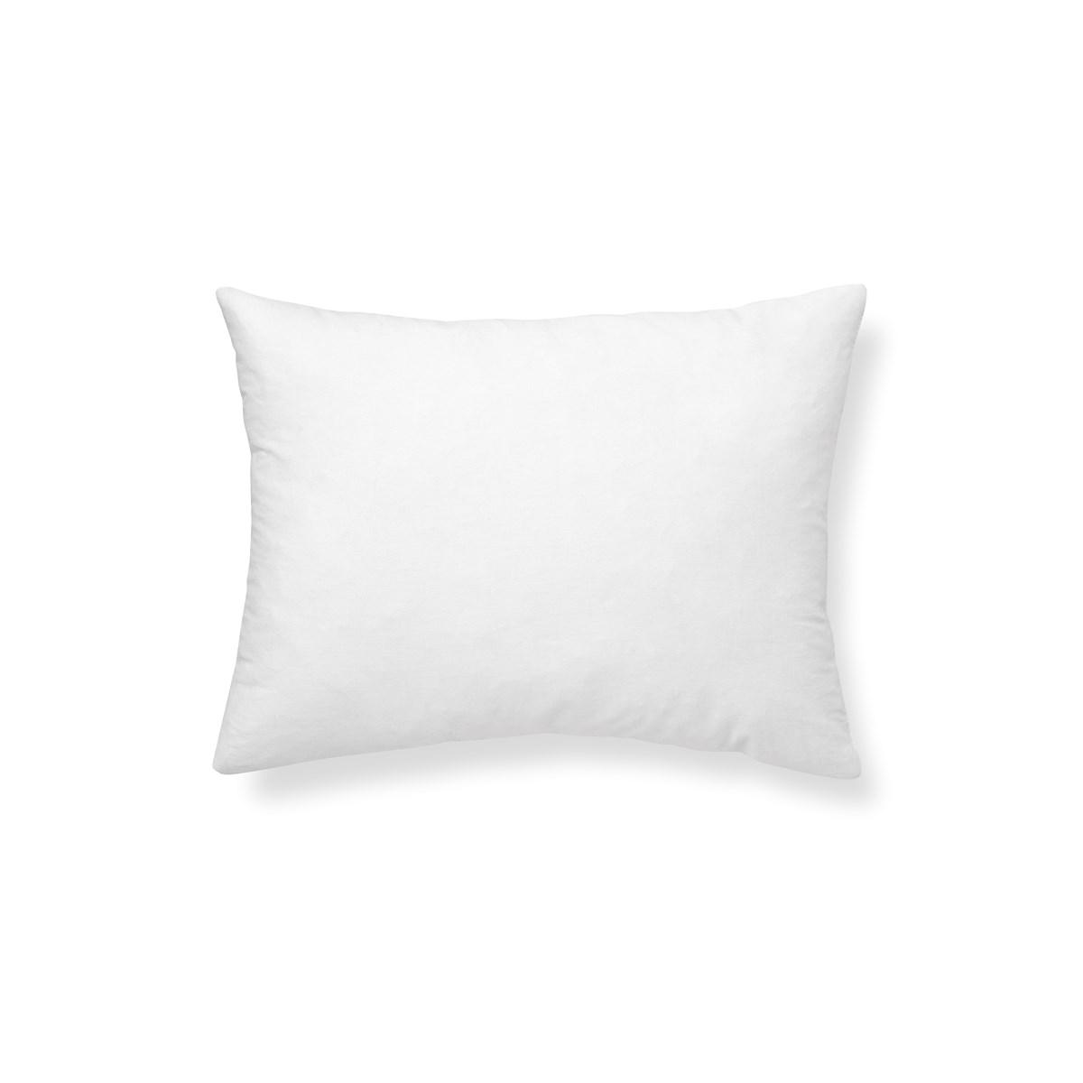 oreiller uni en Polyester Blanc 50x70 cm