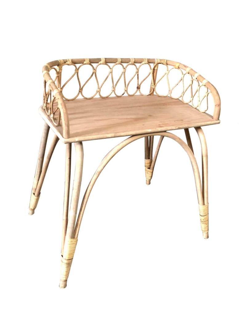Bureau enfant rotin naturel Bureau enfant rotin naturel
