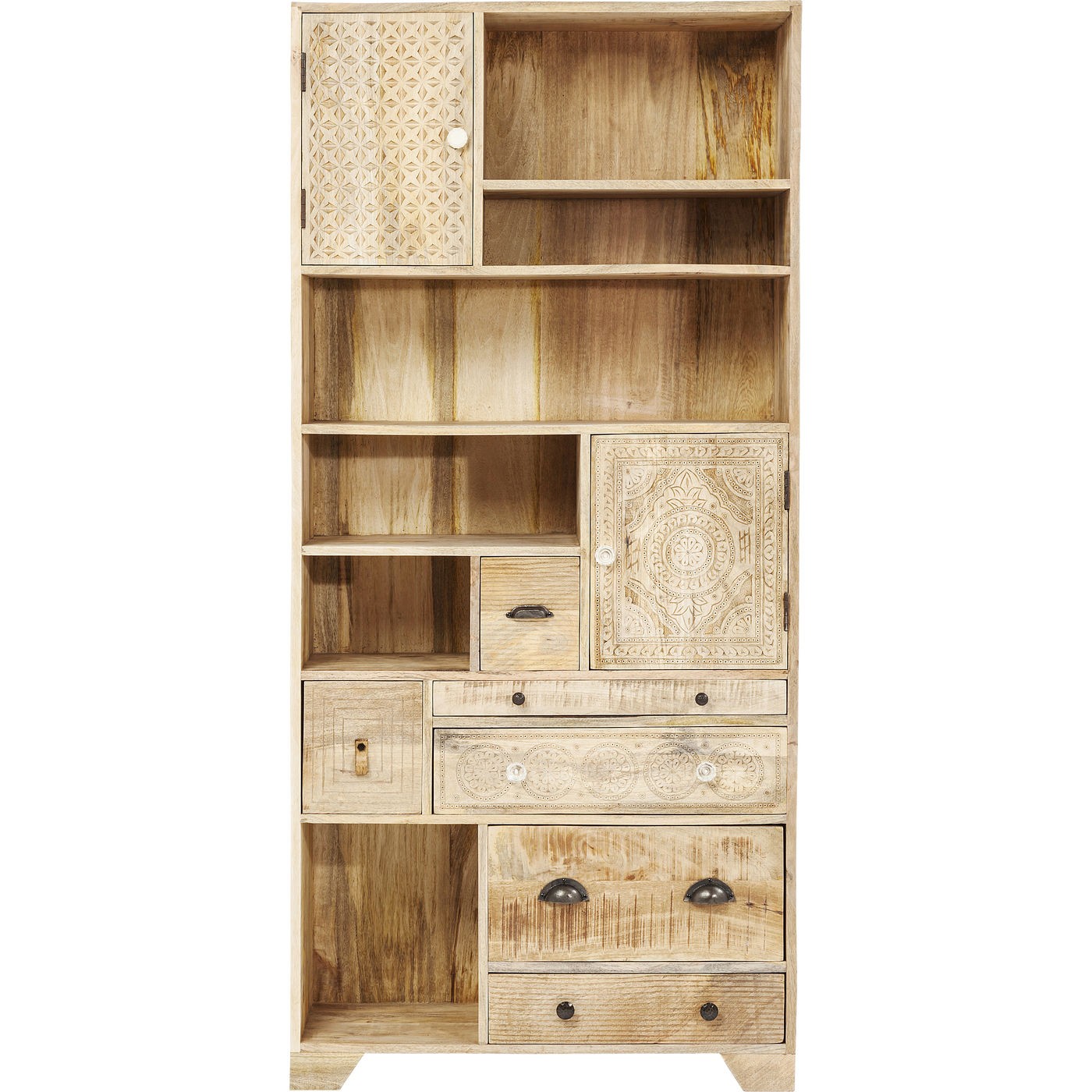 Etagère 193cm en manguier massif sculpté Etagère 193cm en manguier massif sculpté