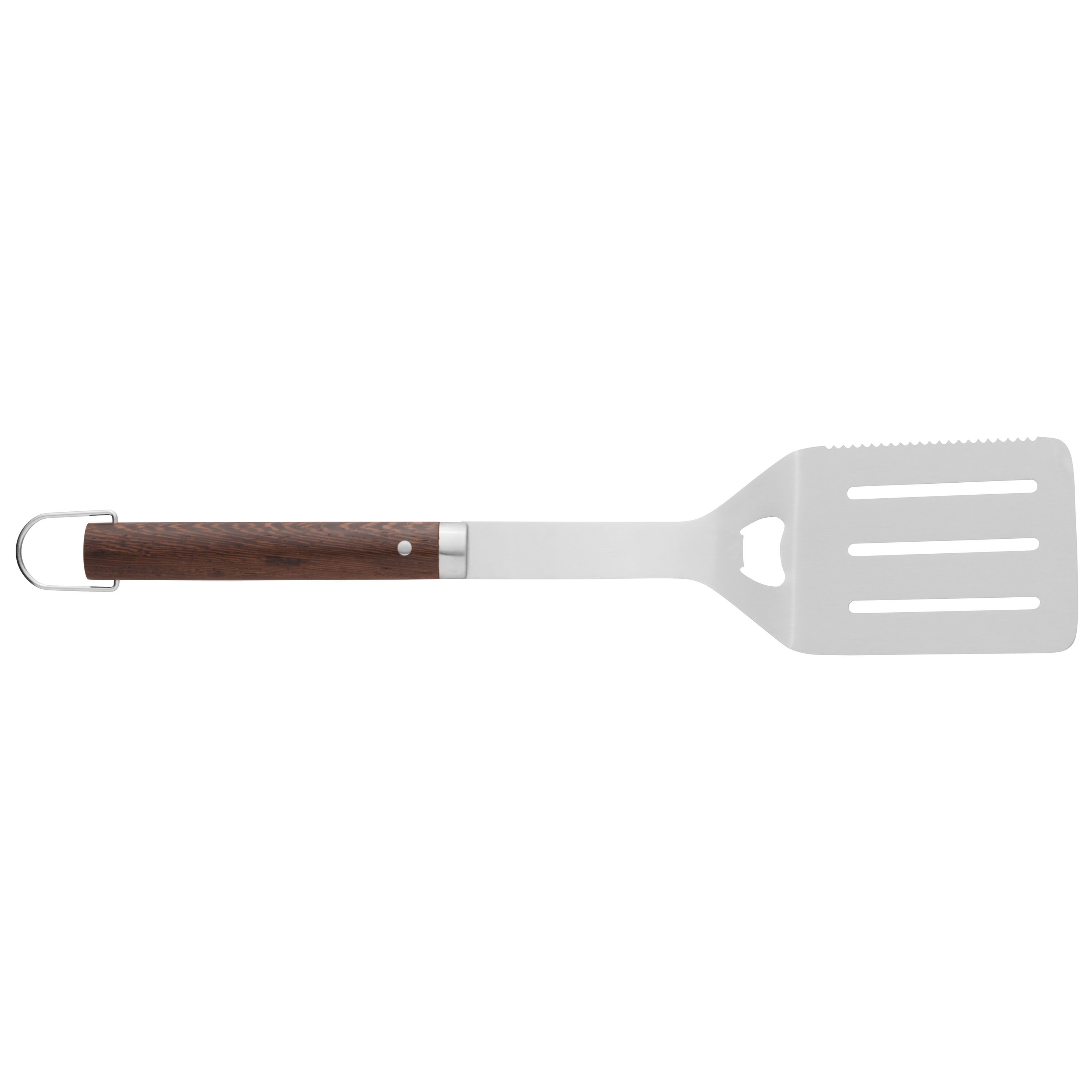 Spatule à barbecue marron en acier Spatule à barbecue marron en acier