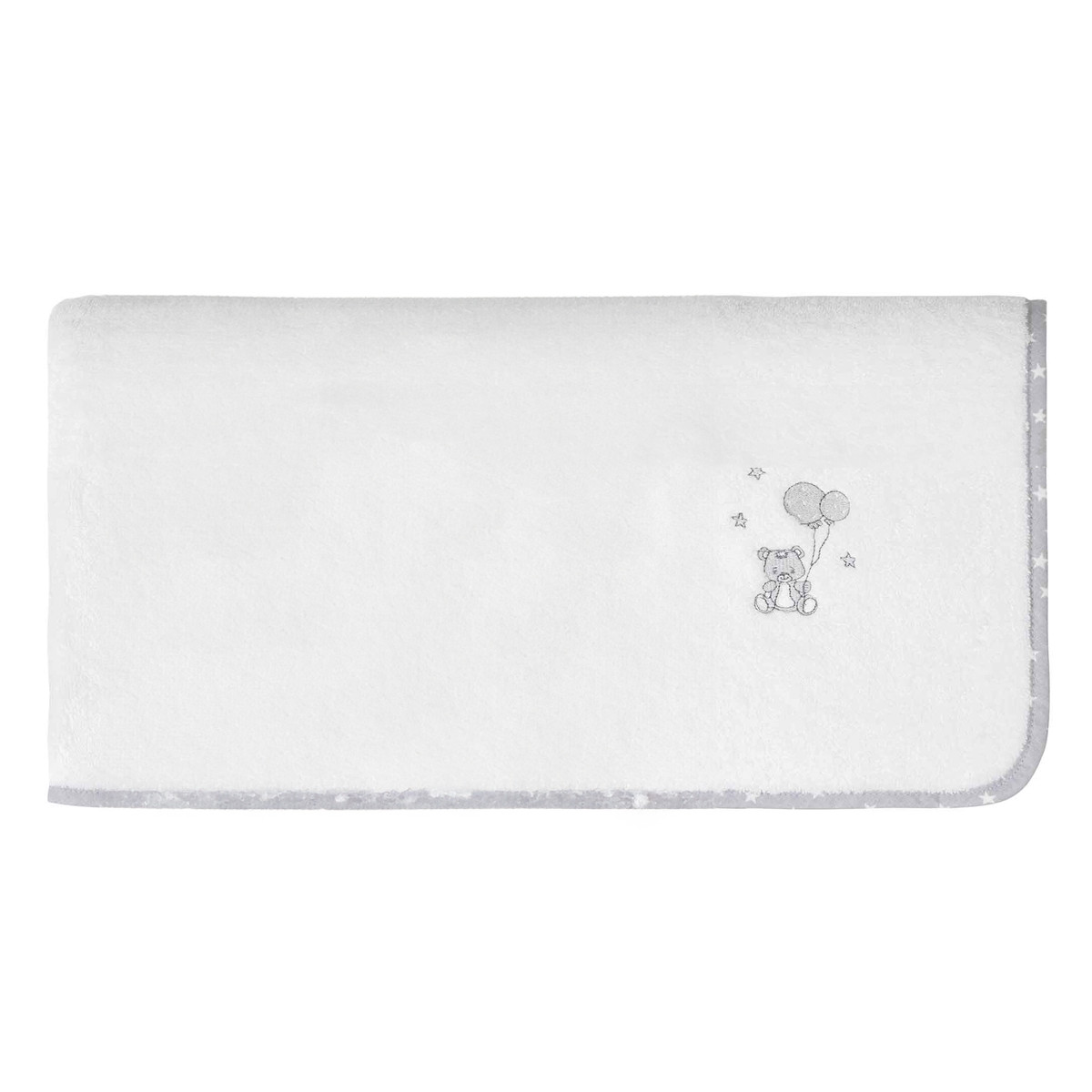 Serviette de toilette enfant coton blanc 50x90 Serviette de toilette enfant coton blanc 50x90
