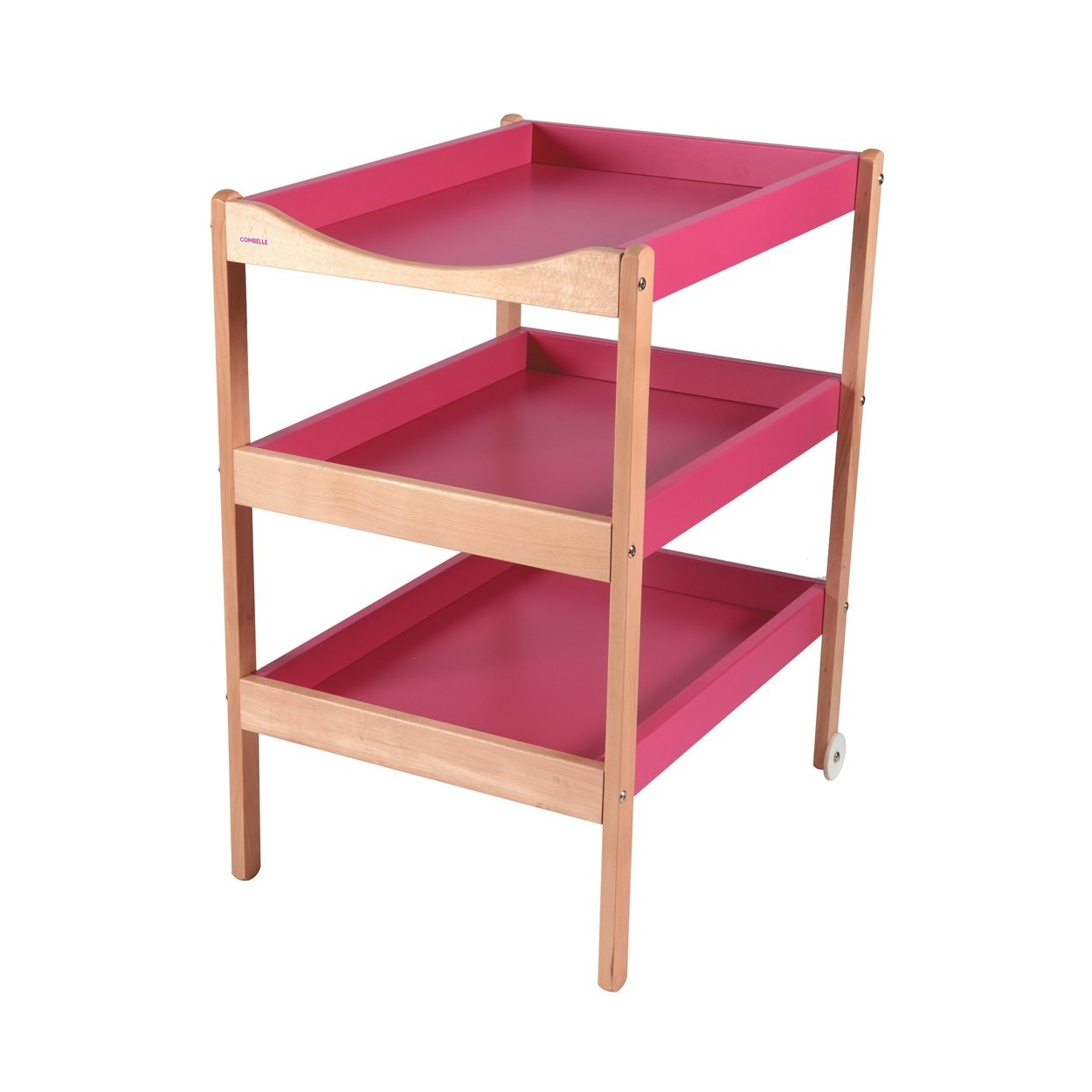 Table à langer bicolore fuchsia - 72x90x55 cm Table à langer bicolore fuchsia - 72x90x55 cm