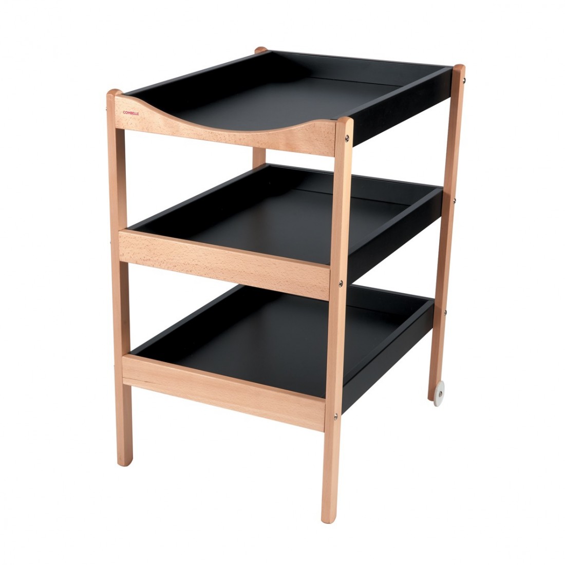 Table à langer bicolore noir - 72x90x55 cm Table à langer bicolore noir - 72x90x55 cm