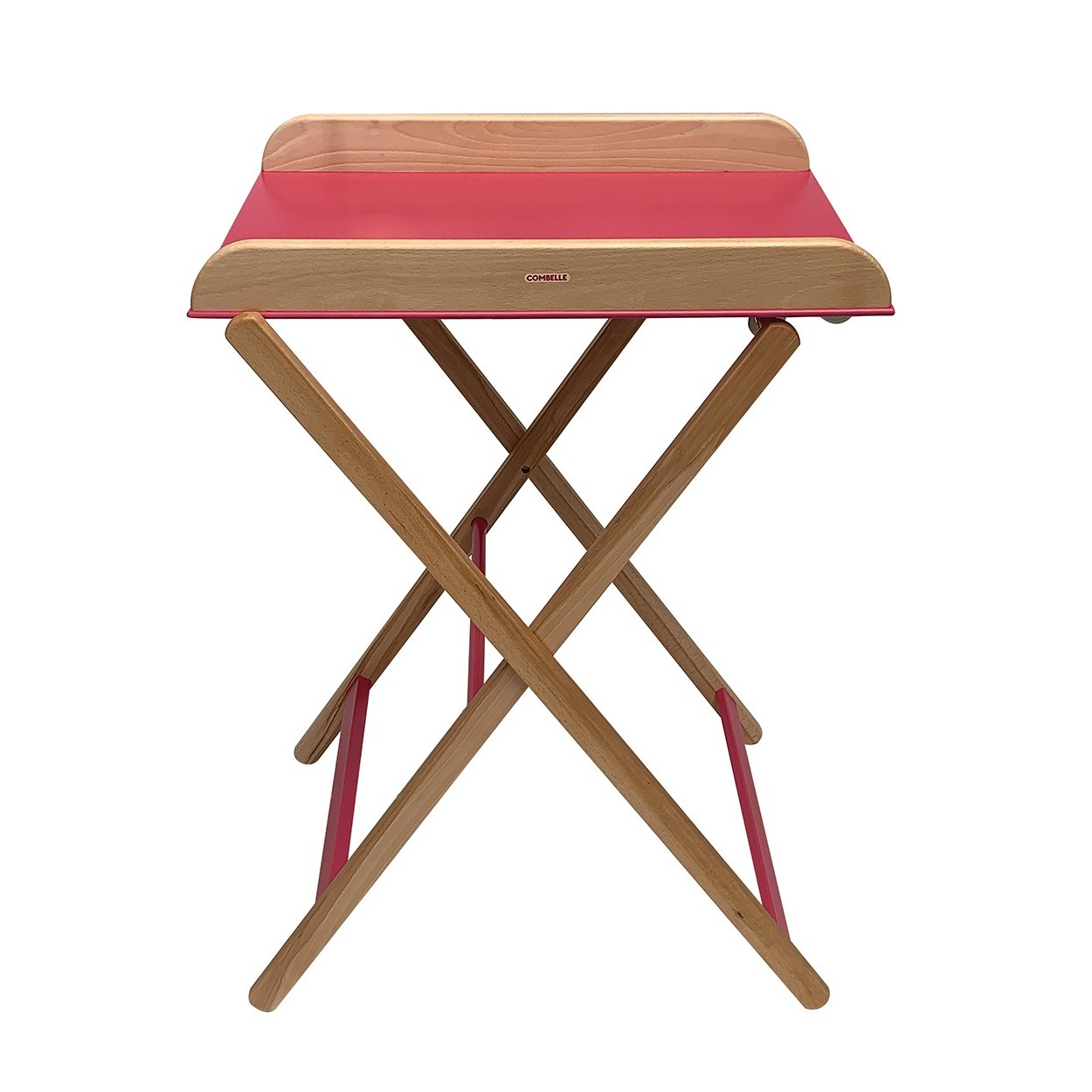 Table à langer pliante bicolore fuchsia - 82x87x55 cm Table à langer pliante bicolore fuchsia - 82x87x55 cm