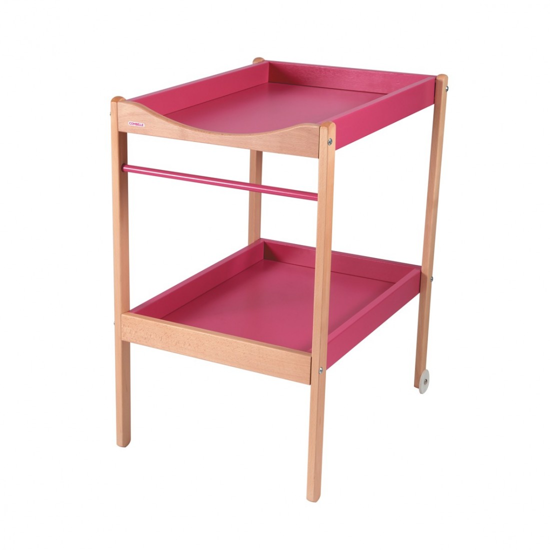 Table à langer bicolore fuchsia - 72x90x55 cm Table à langer bicolore fuchsia - 72x90x55 cm