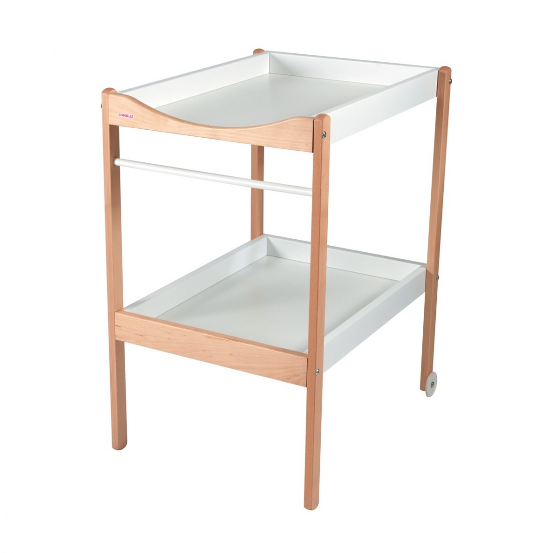 Table à langer bicolore blanc - 72x90x55 cm Table à langer bicolore blanc - 72x90x55 cm