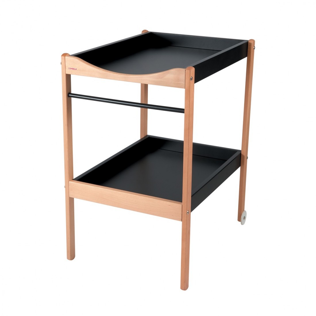 Table à langer bicolore noir - 72x90x55 cm Table à langer bicolore noir - 72x90x55 cm