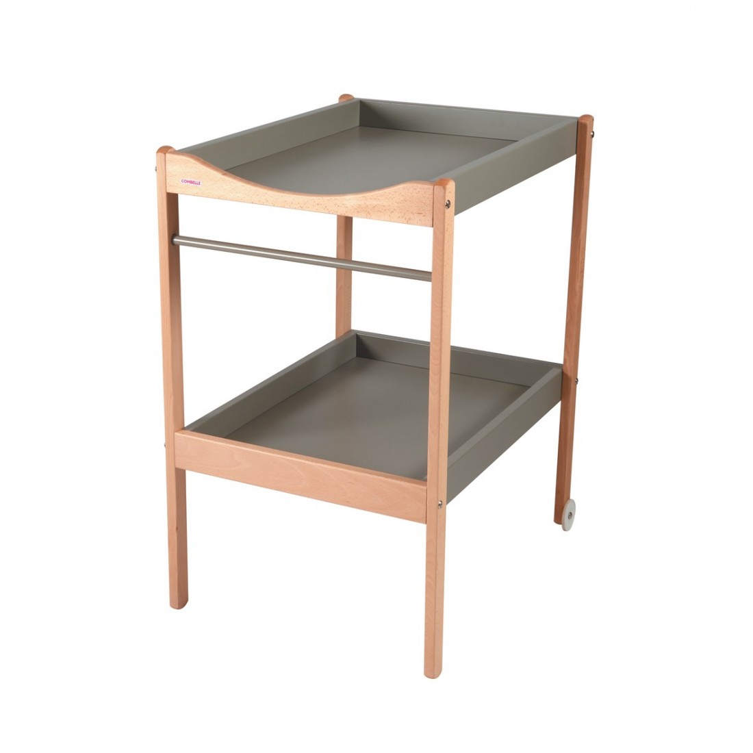 Table à langer bicolore gris - 72x90x55 cm Table à langer bicolore gris - 72x90x55 cm