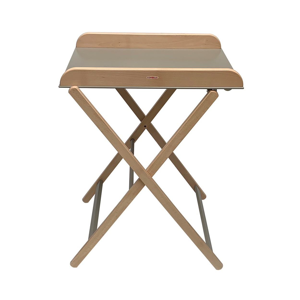 Table à langer pliante bicolore gris - 82x87x55 cm Table à langer pliante bicolore gris - 82x87x55 cm