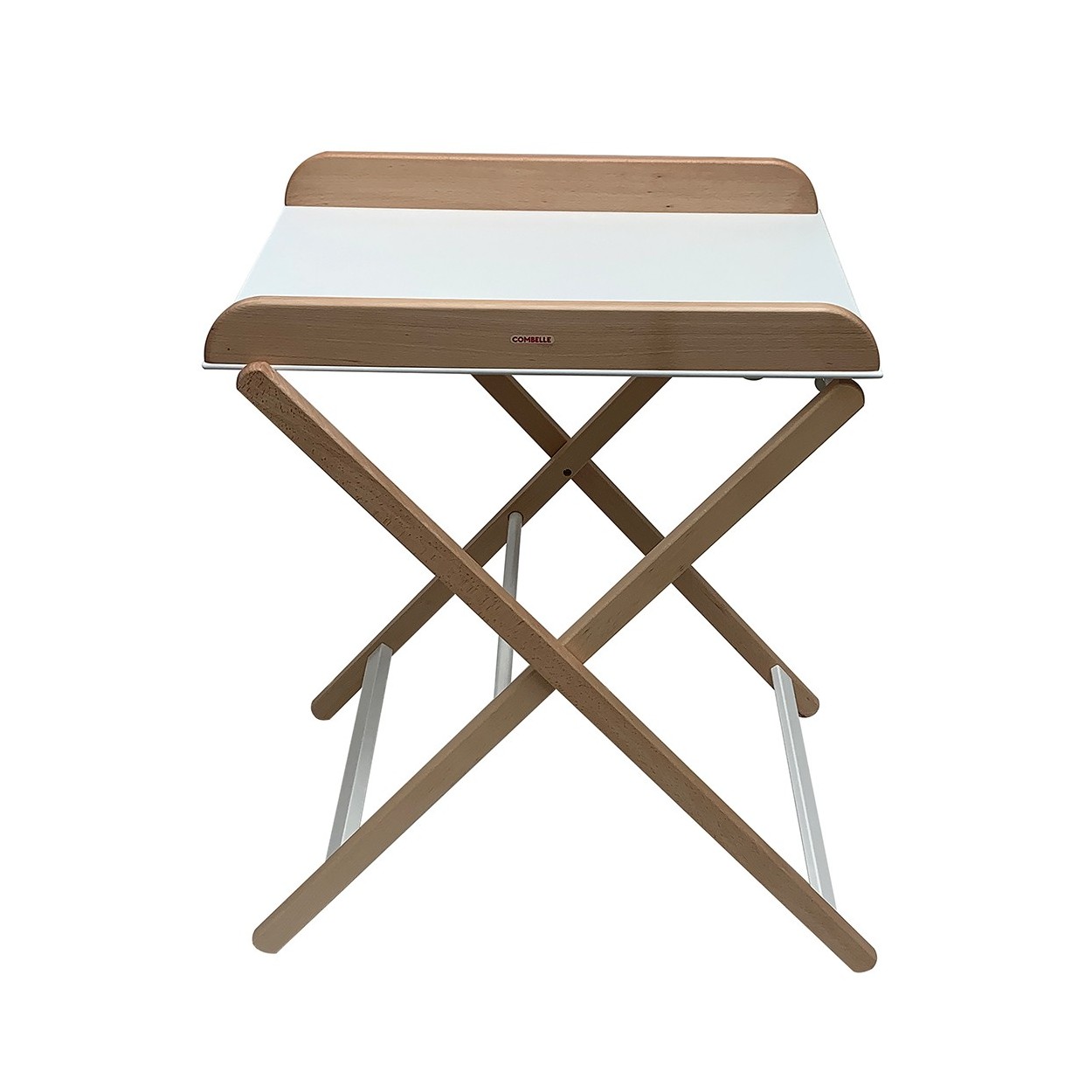 Table à langer pliante bicolore blanc - 82x87x55 cm Table à langer pliante bicolore blanc - 82x87x55 cm