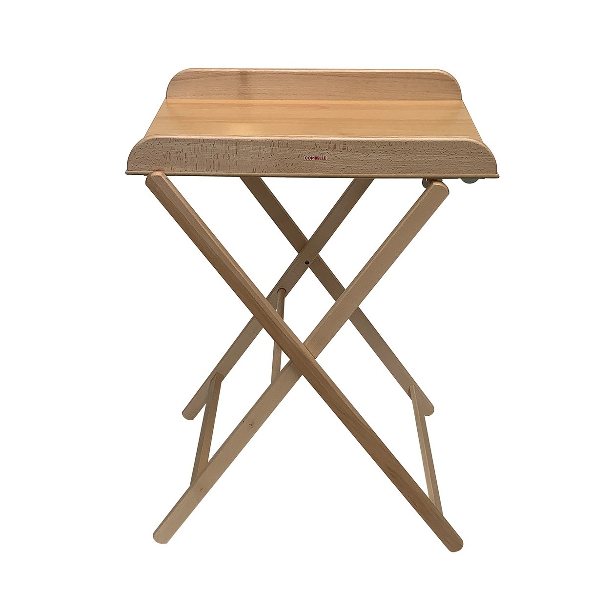 Table à langer  pliante - vernis naturel - 82x87x55 cm