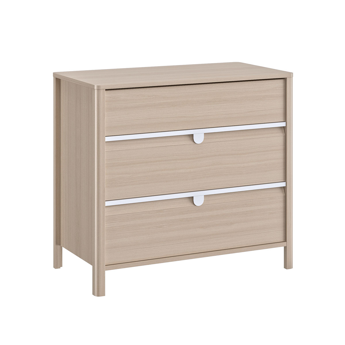 Commode 3 tiroirs bois Commode 3 tiroirs bois