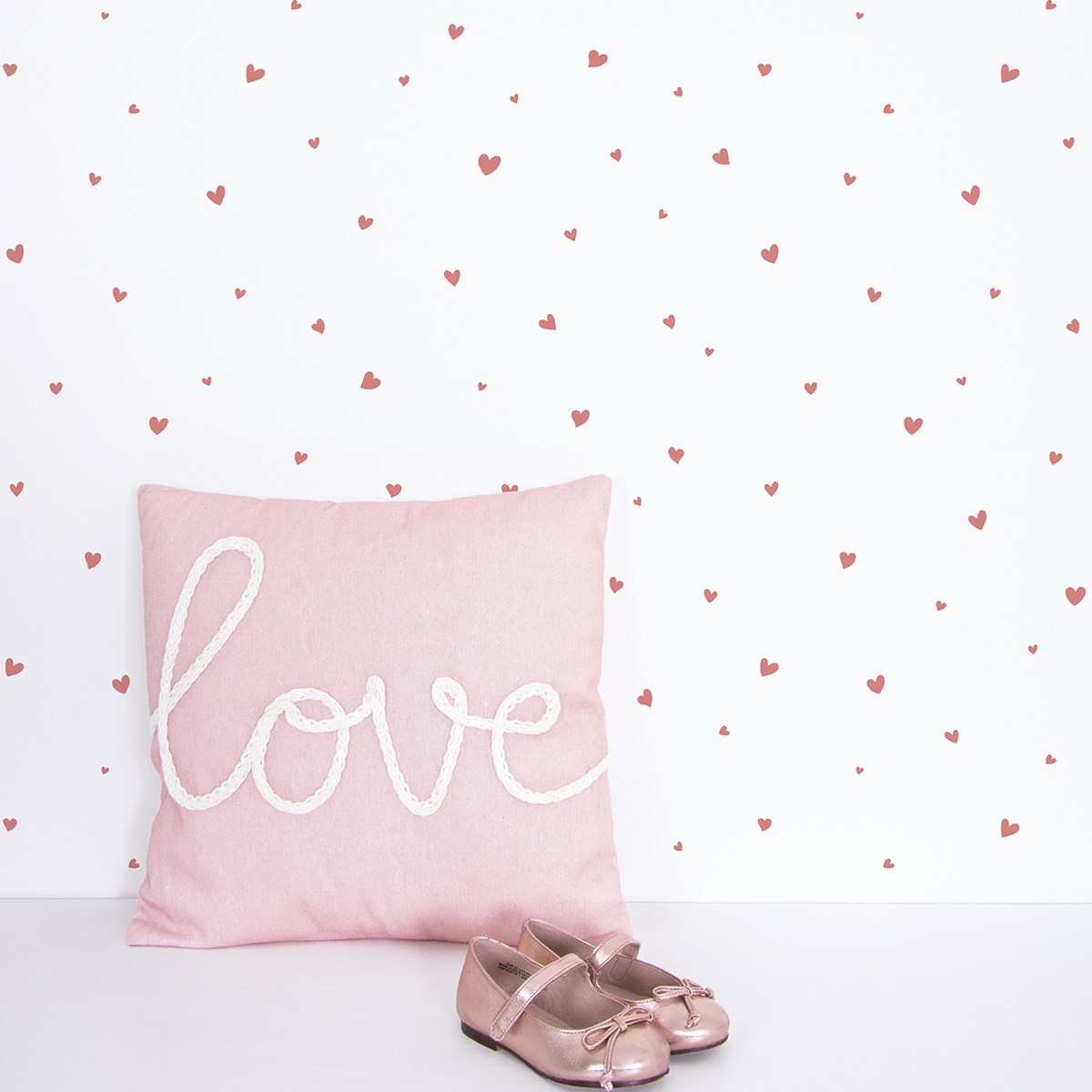 Papier peint coeurs en Papier Rose Papier peint coeurs en Papier Rose