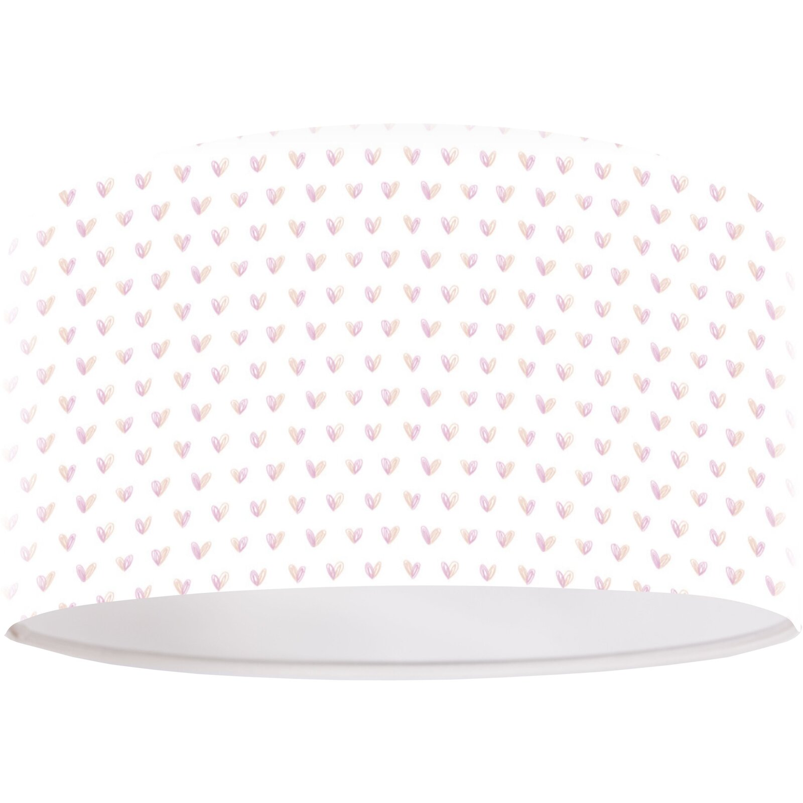 Suspension enfant abat-jour tissu multicolore et blanc Ø 30 Suspension enfant abat-jour tissu multicolore et blanc Ø 30