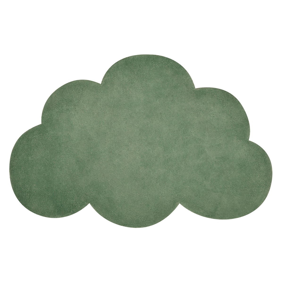 Tapis nuage en Coton Vert chèvrefeuille
