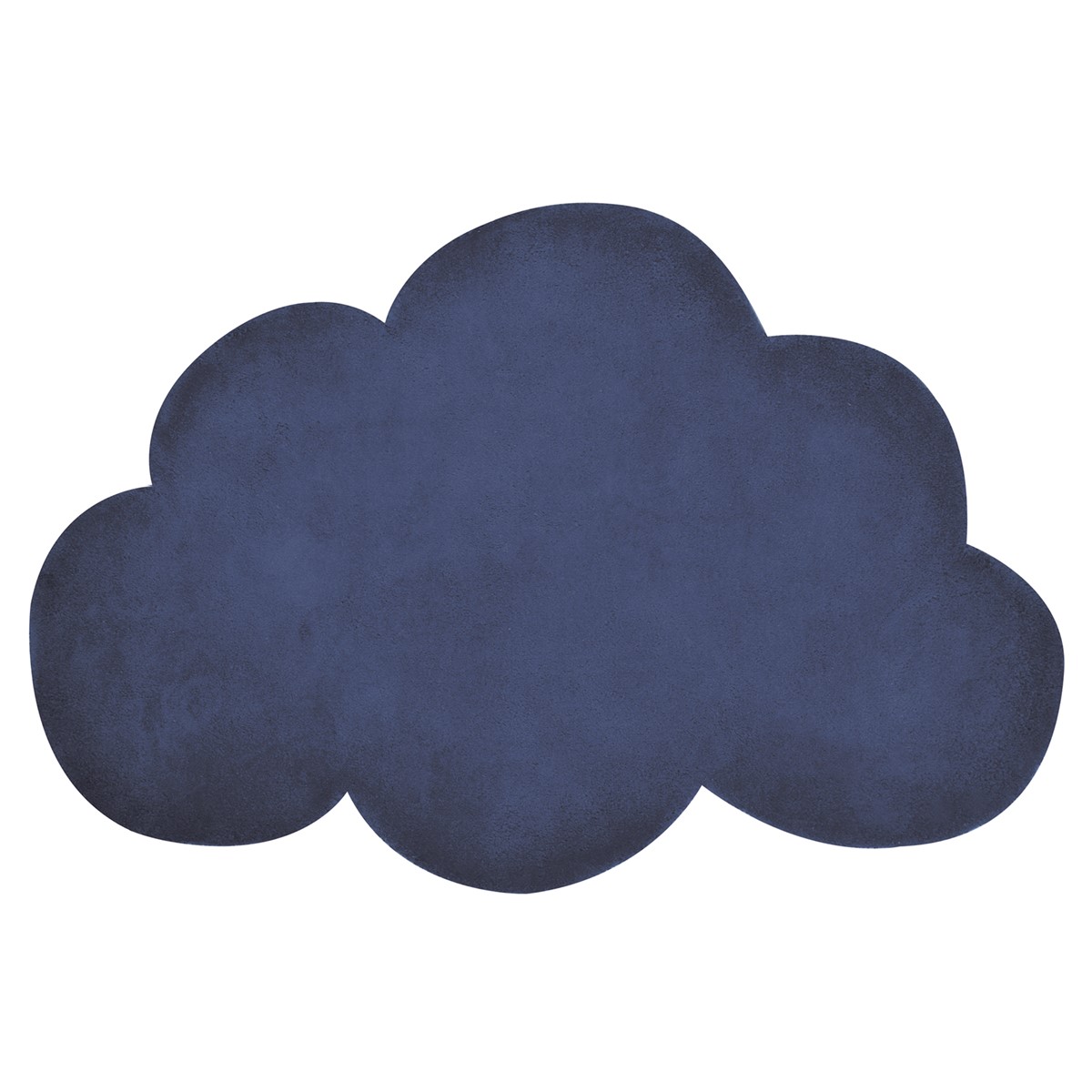 Tapis nuage en Coton Bleu marine