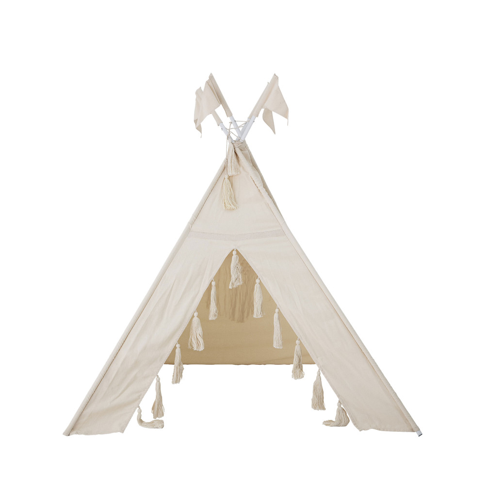 Tipi enfant en métal et tissu naturel Tipi enfant en métal et tissu naturel