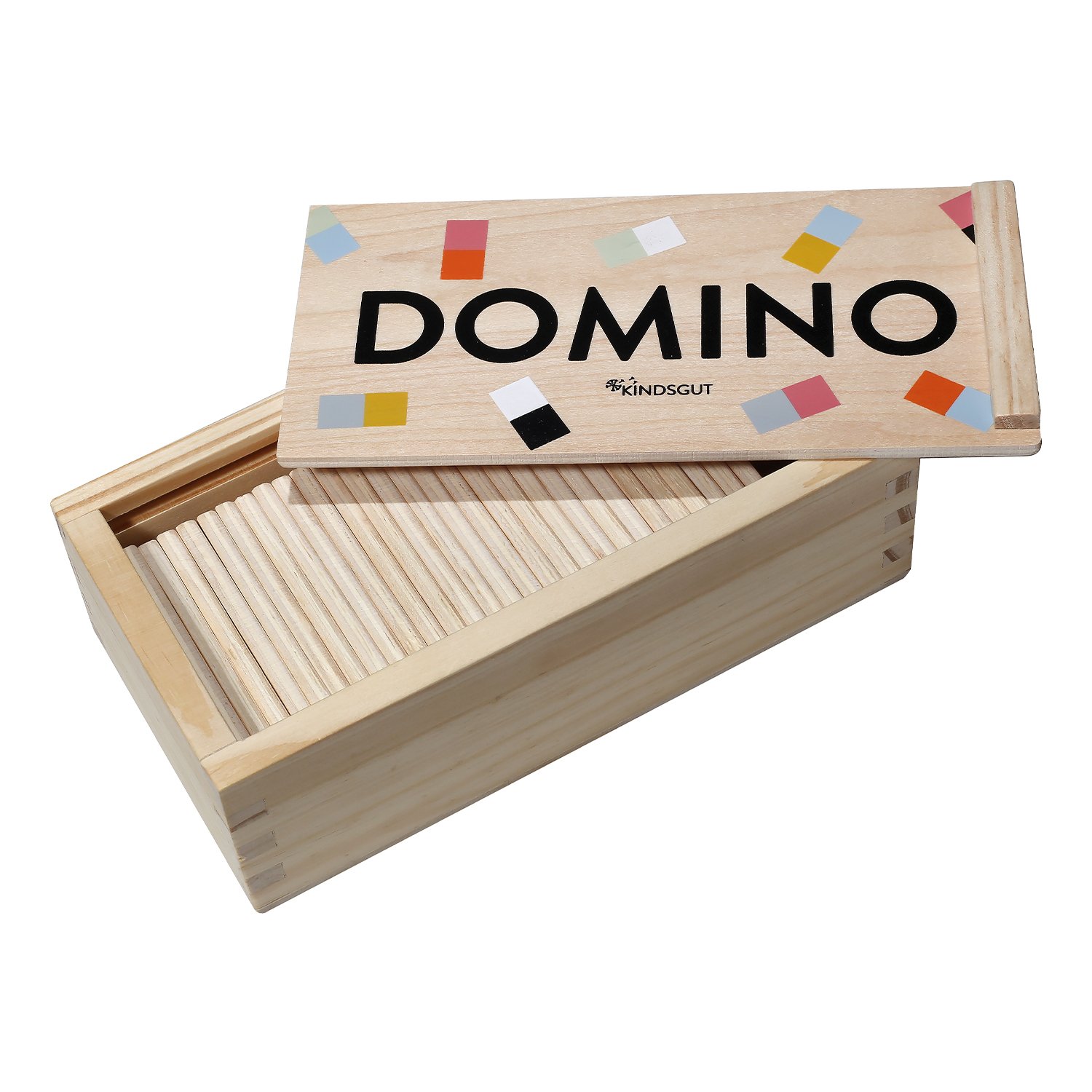 Domino Animaux en bois multicolore Domino Animaux en bois multicolore