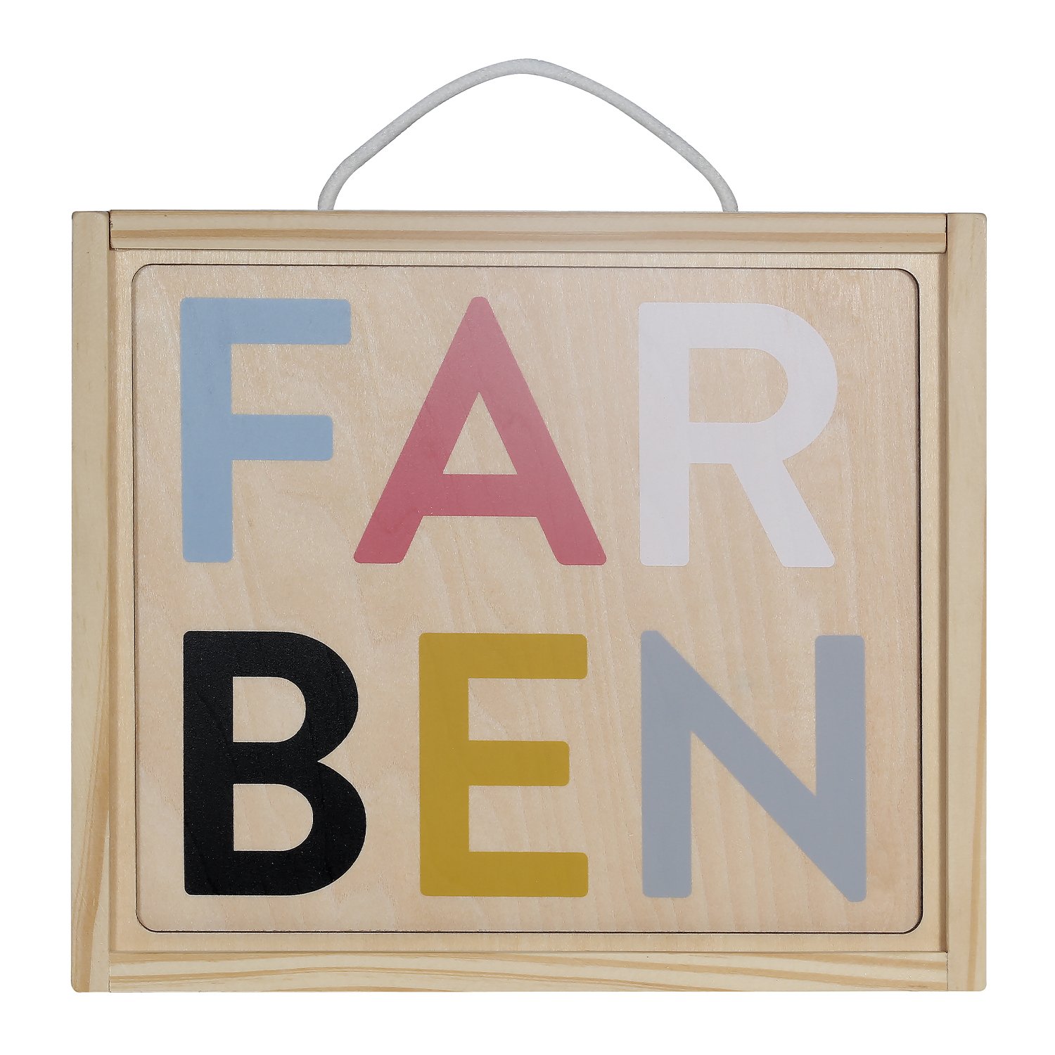 Set de puzzle en bois multicolore Set de puzzle en bois multicolore