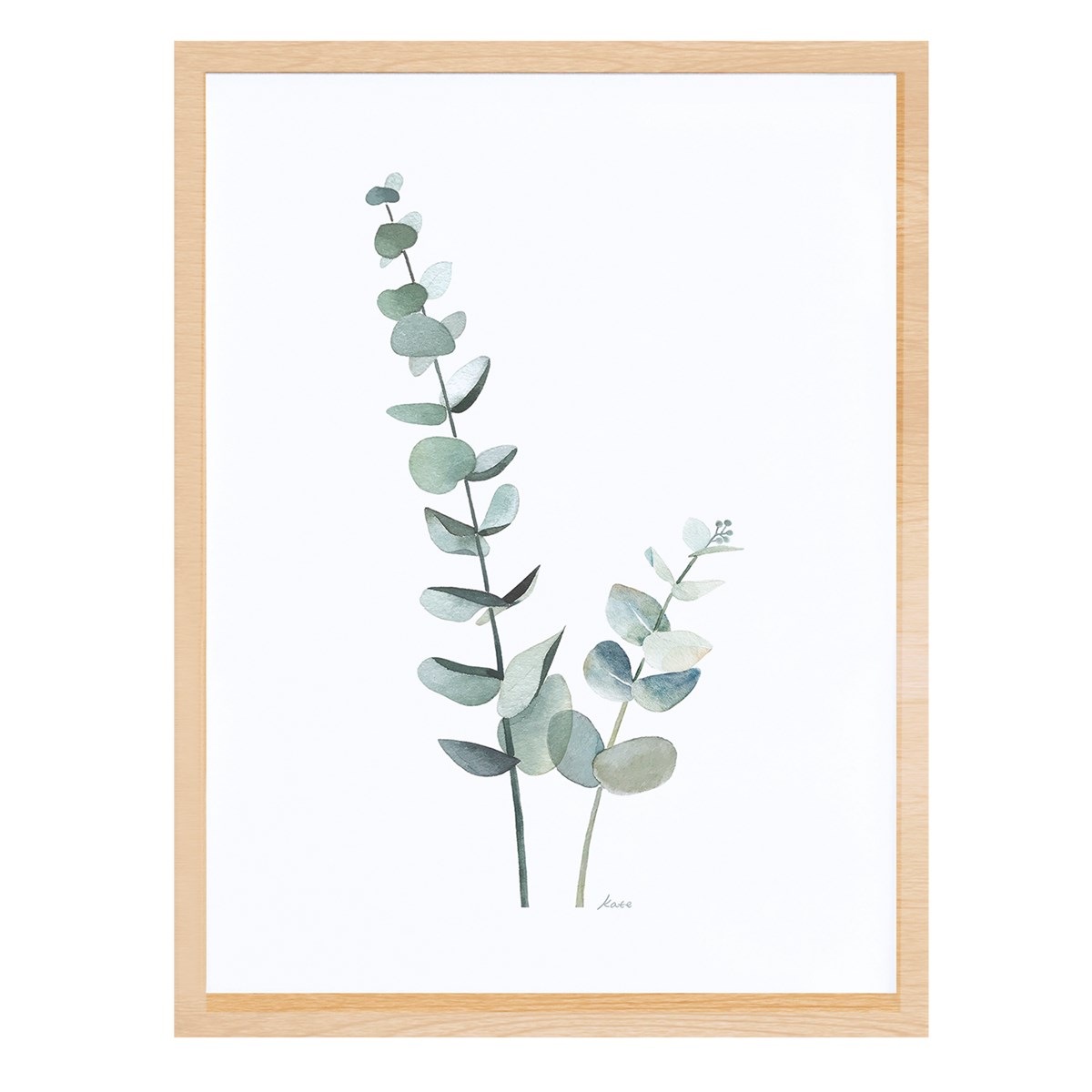 Cadre eucalyptus en Papier Vert Cadre eucalyptus en Papier Vert