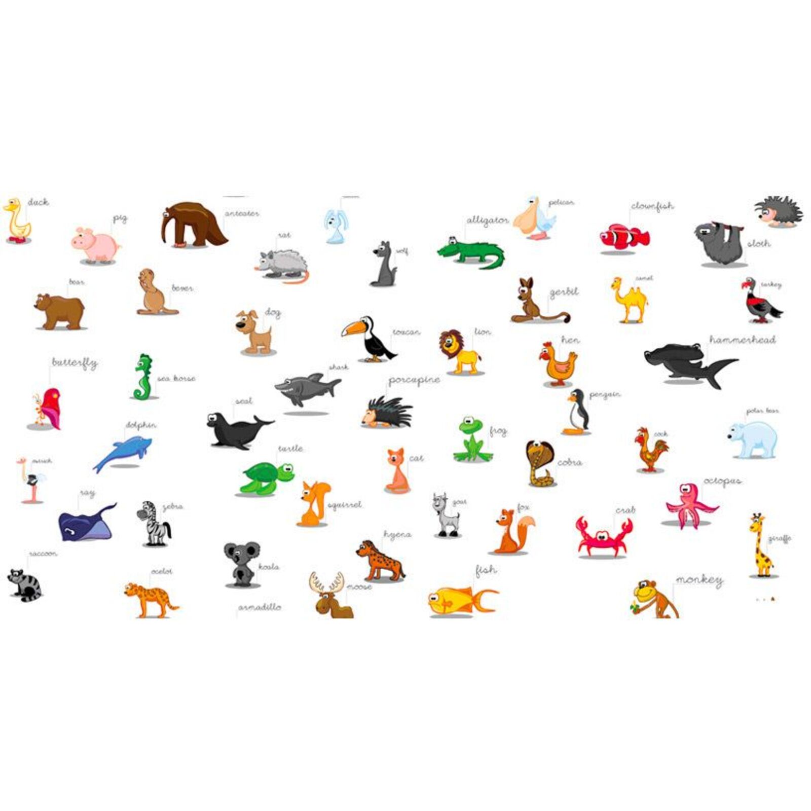 Papier peint enfant animaux pour kids 550x270 Papier peint enfant animaux pour kids 550x270