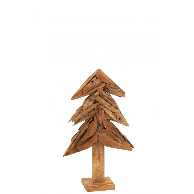 Arbre morceaux de bois teck naturel H80cm Arbre morceaux de bois teck naturel H80cm
