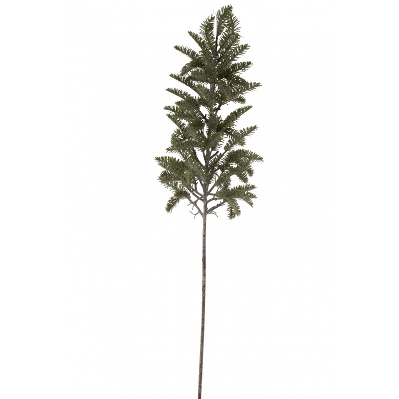 Branche pin paillettes plastique vert H116cm