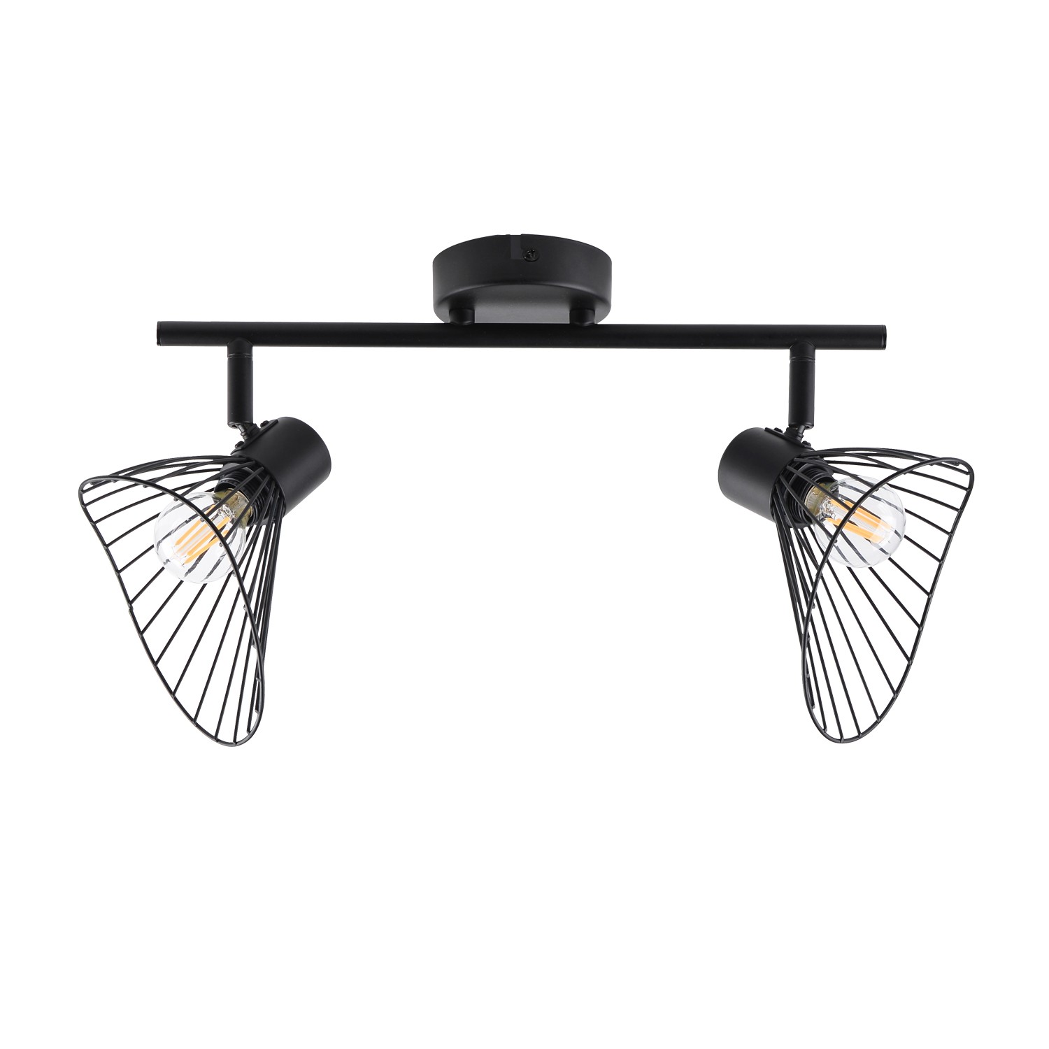 LOFT - Applique 2 lampes minimaliste vintage cage en fer IP20 40W*2 LOFT - Applique 2 lampes minimaliste vintage cage en fer IP20 40W*2