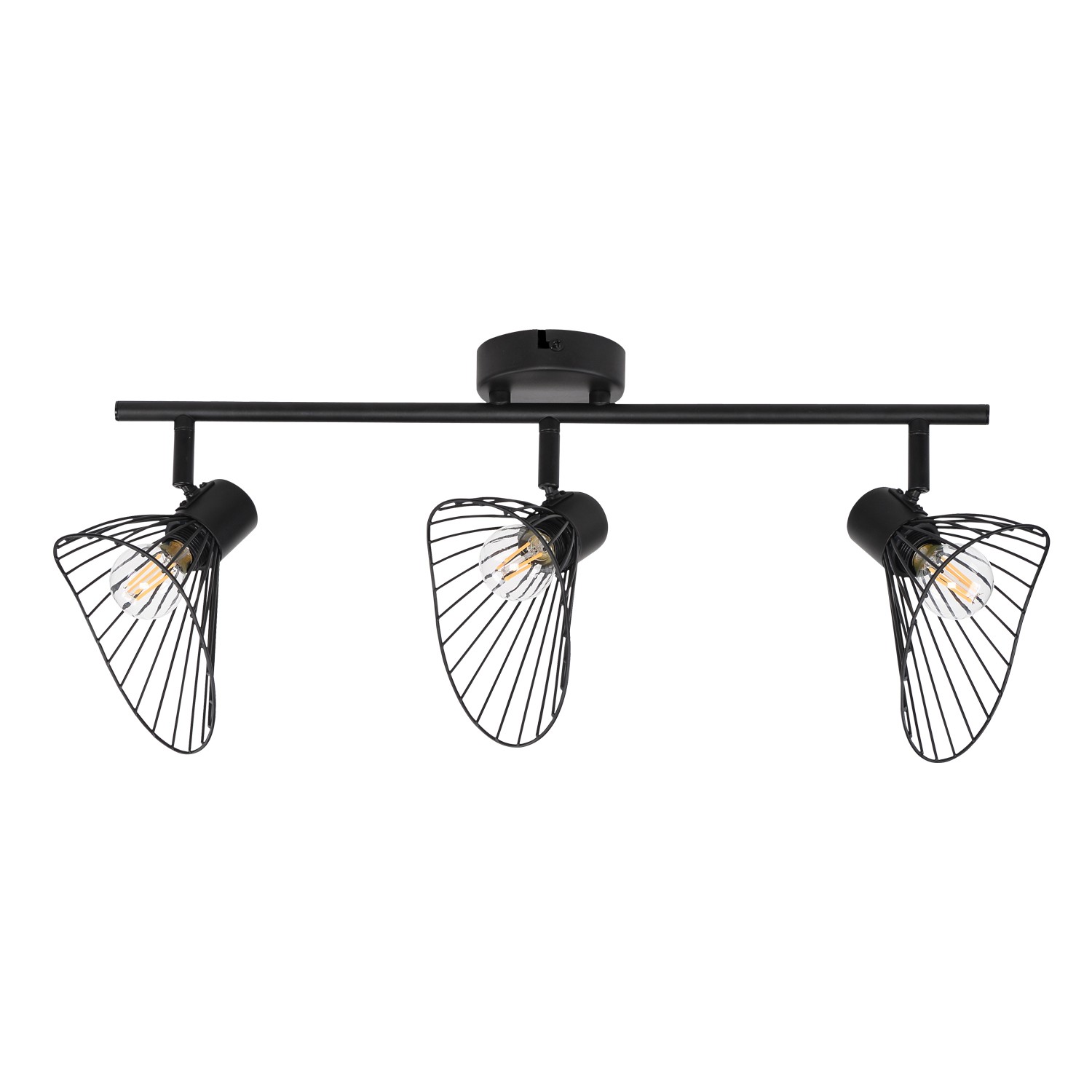 LOFT - Applique 3 lampes minimaliste vintage cage en fer IP20 40W*3 LOFT - Applique 3 lampes minimaliste vintage cage en fer IP20 40W*3