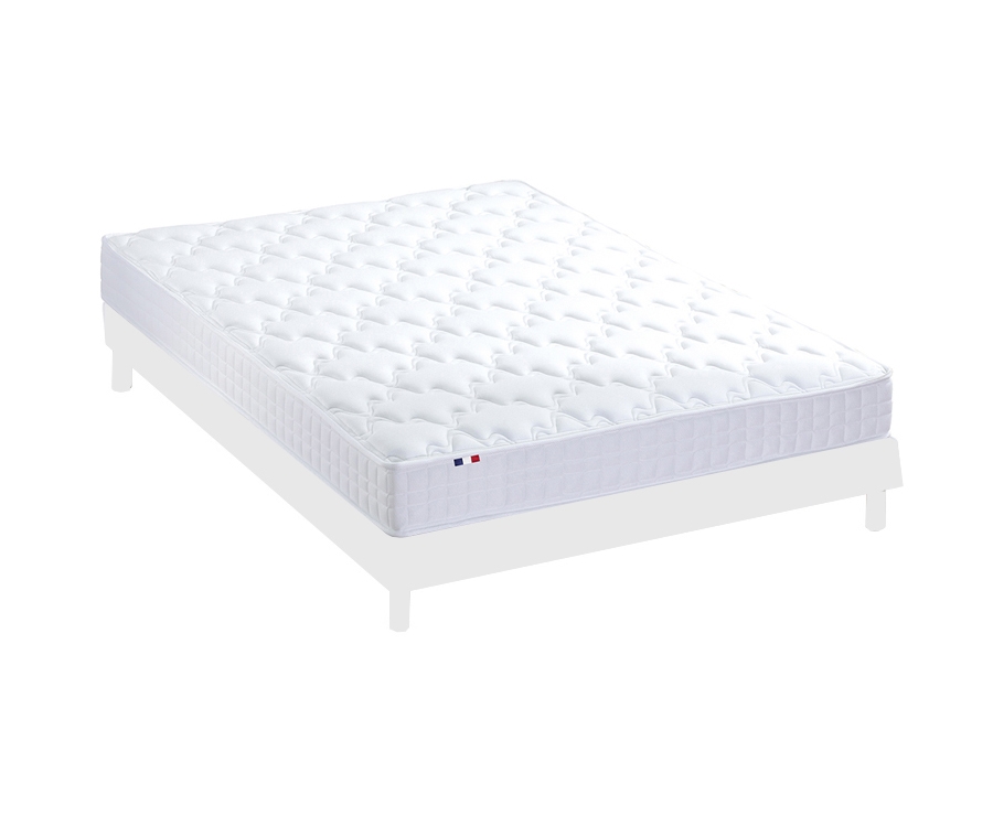 Ensemble Matelas mémoire de forme Sommier en Kit Blanc 160x200 Ensemble Matelas mémoire de forme Sommier en Kit Blanc 160x200