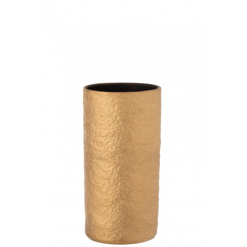 Vase céramique or H30cm