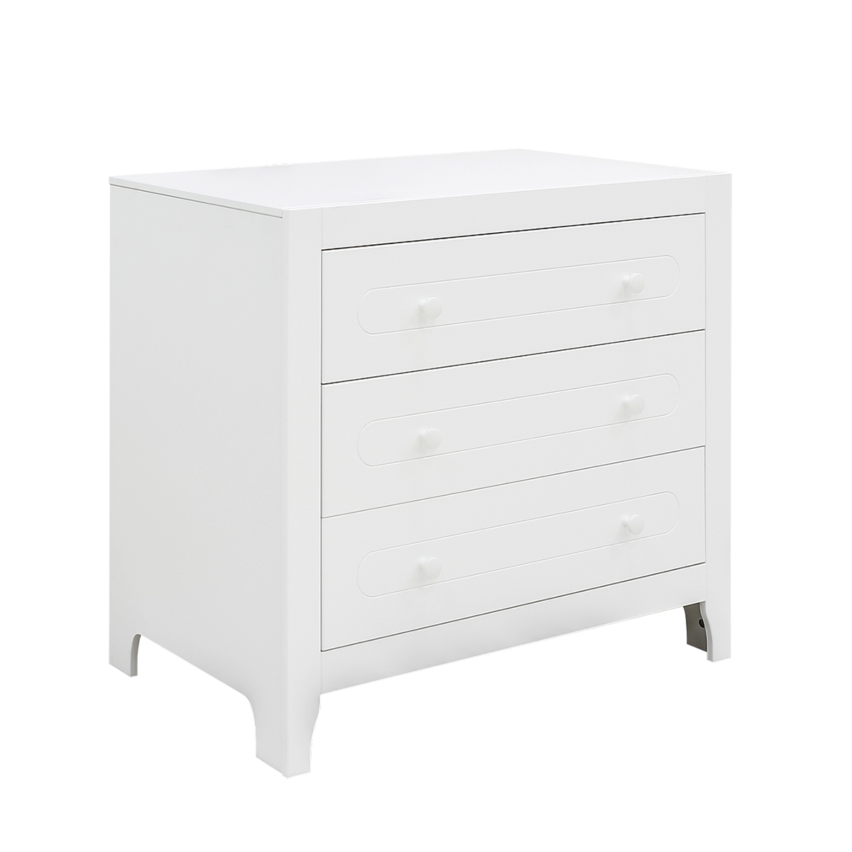 Commode 3 tiroirs blanc Commode 3 tiroirs blanc