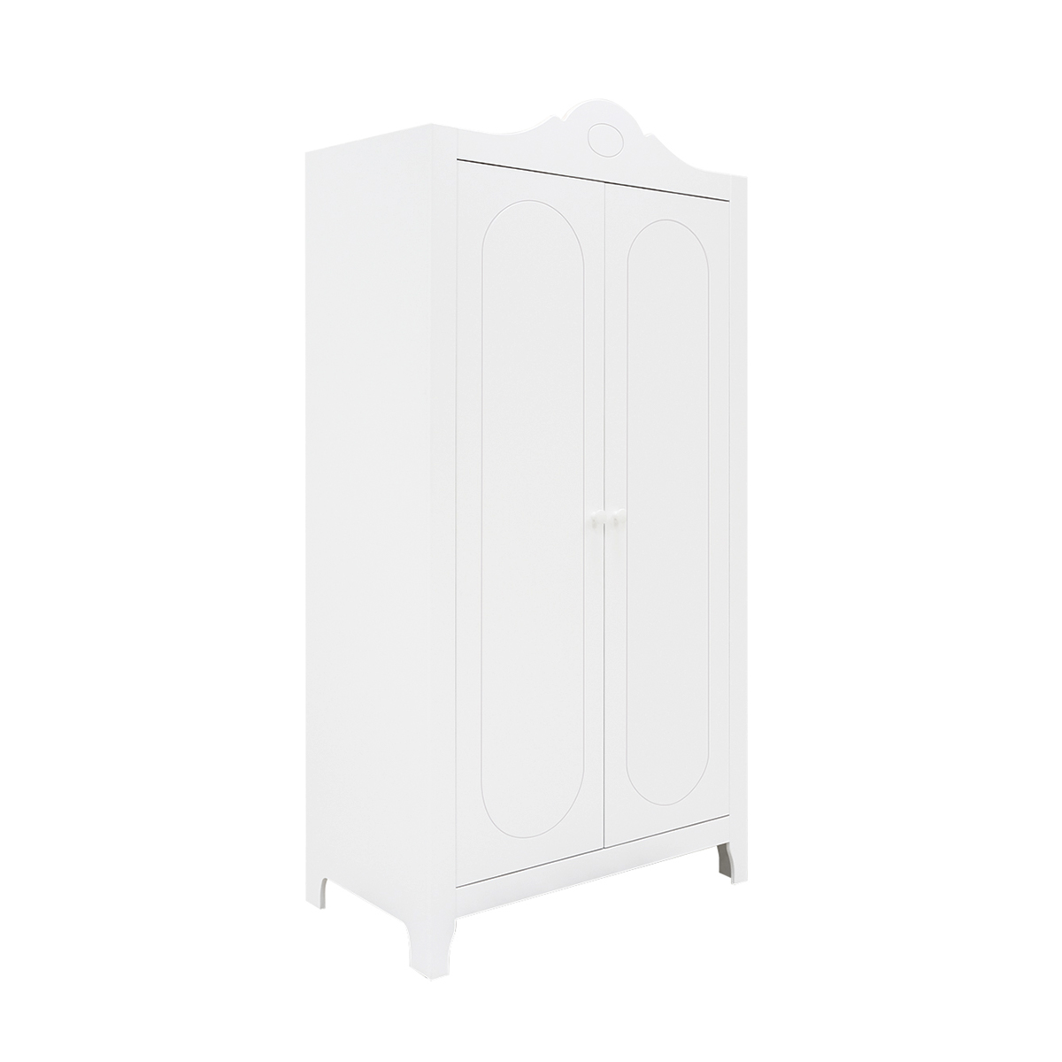 Armoire 2 portes blanc