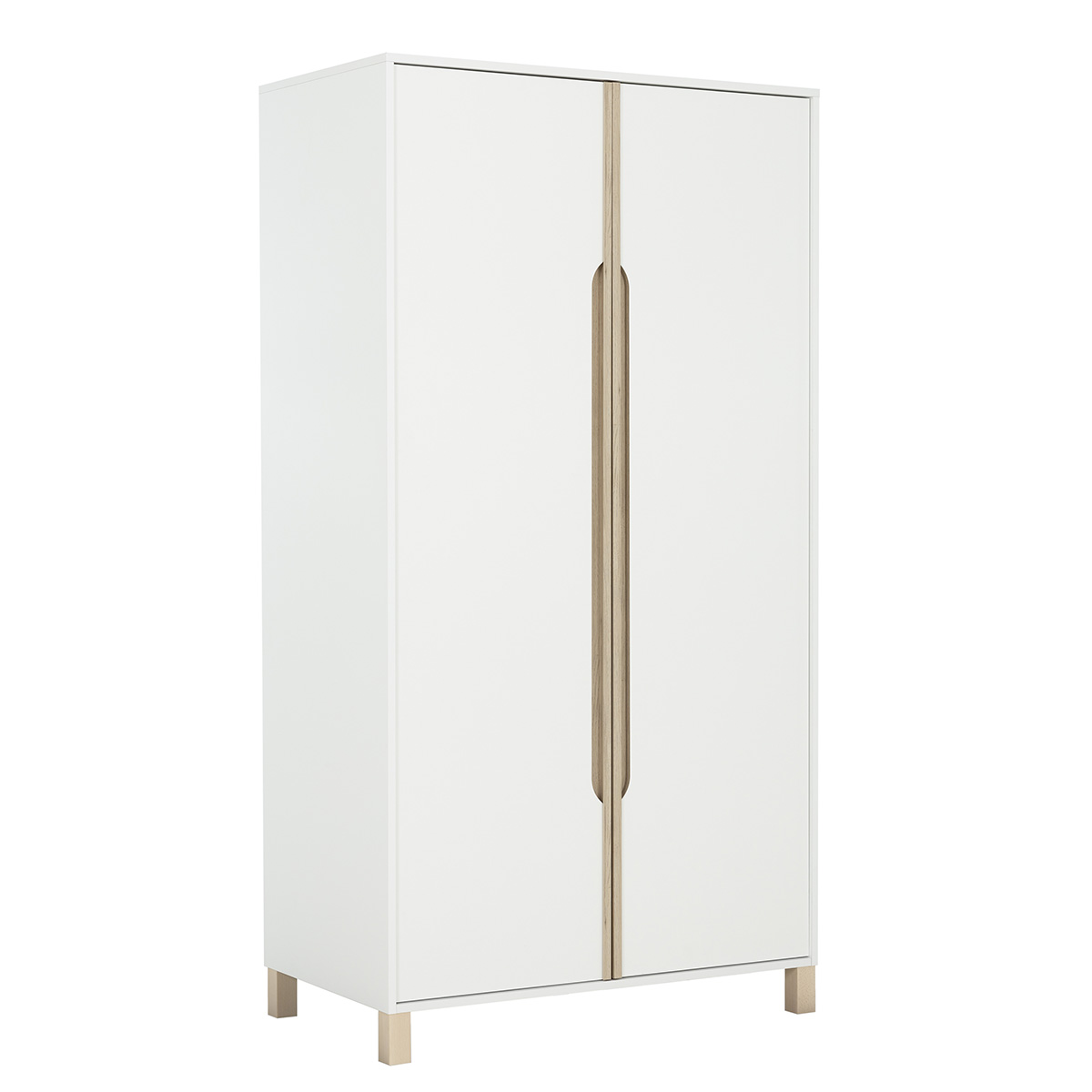 Galipette - Armoire 2 portes blanc Céleste