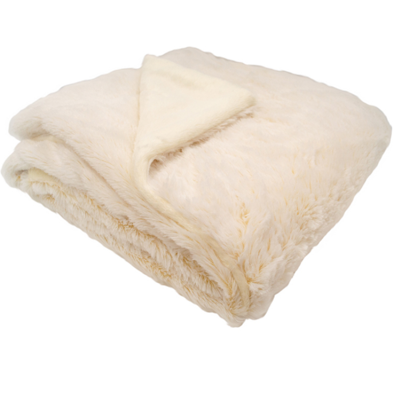 Couverture bébé snow doublée en coton Crème 75x100 Couverture bébé snow doublée en coton Crème 75x100