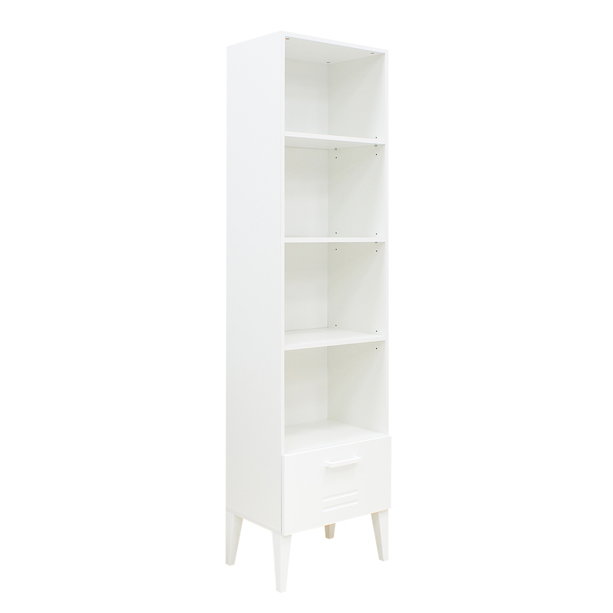 Bibliothèque 1 tiroir blanc