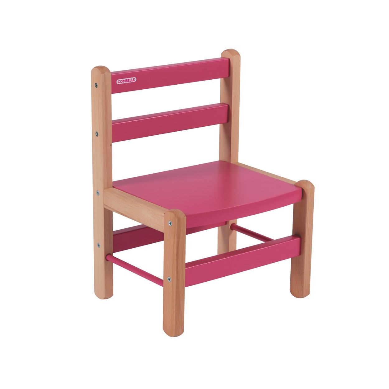Chaise enfant bicolore fuchsia - 33x46x27 cm Chaise enfant bicolore fuchsia - 33x46x27 cm