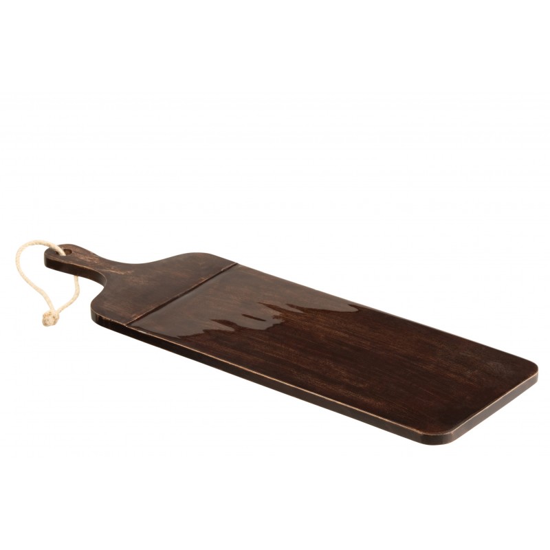 Planche rectangulaire bois de manguier marron Planche rectangulaire bois de manguier marron