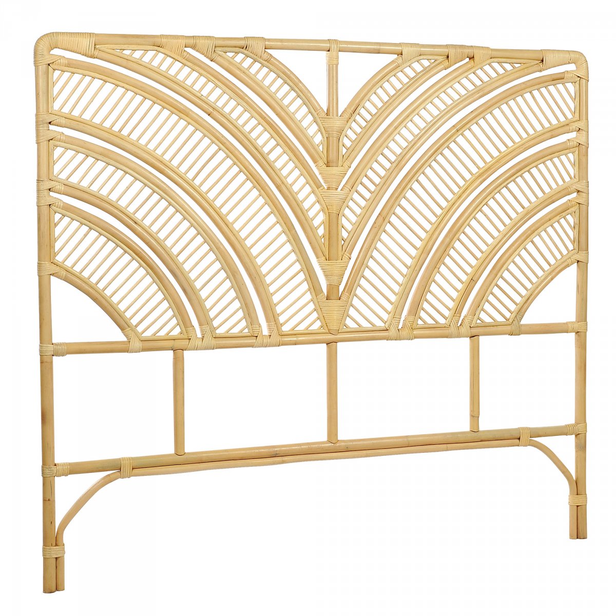 Tête de lit bohème 158x140cm en rotin Tête de lit bohème 158x140cm en rotin