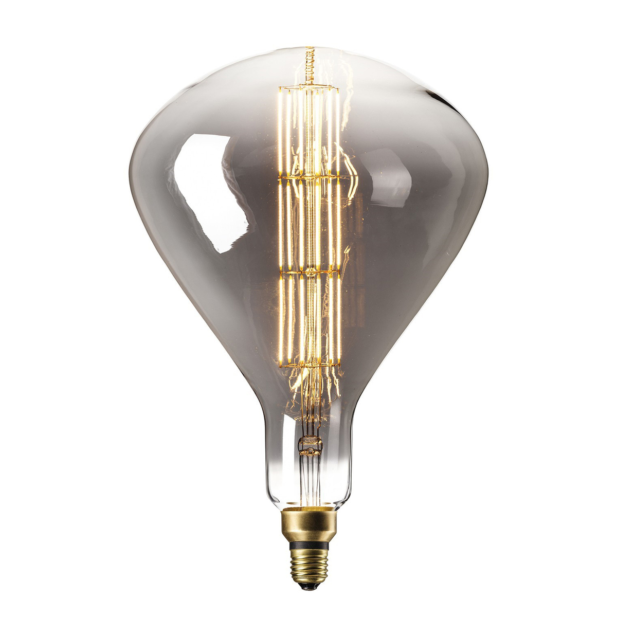 Ampoule filament décorative en verre gris Ampoule filament décorative en verre gris