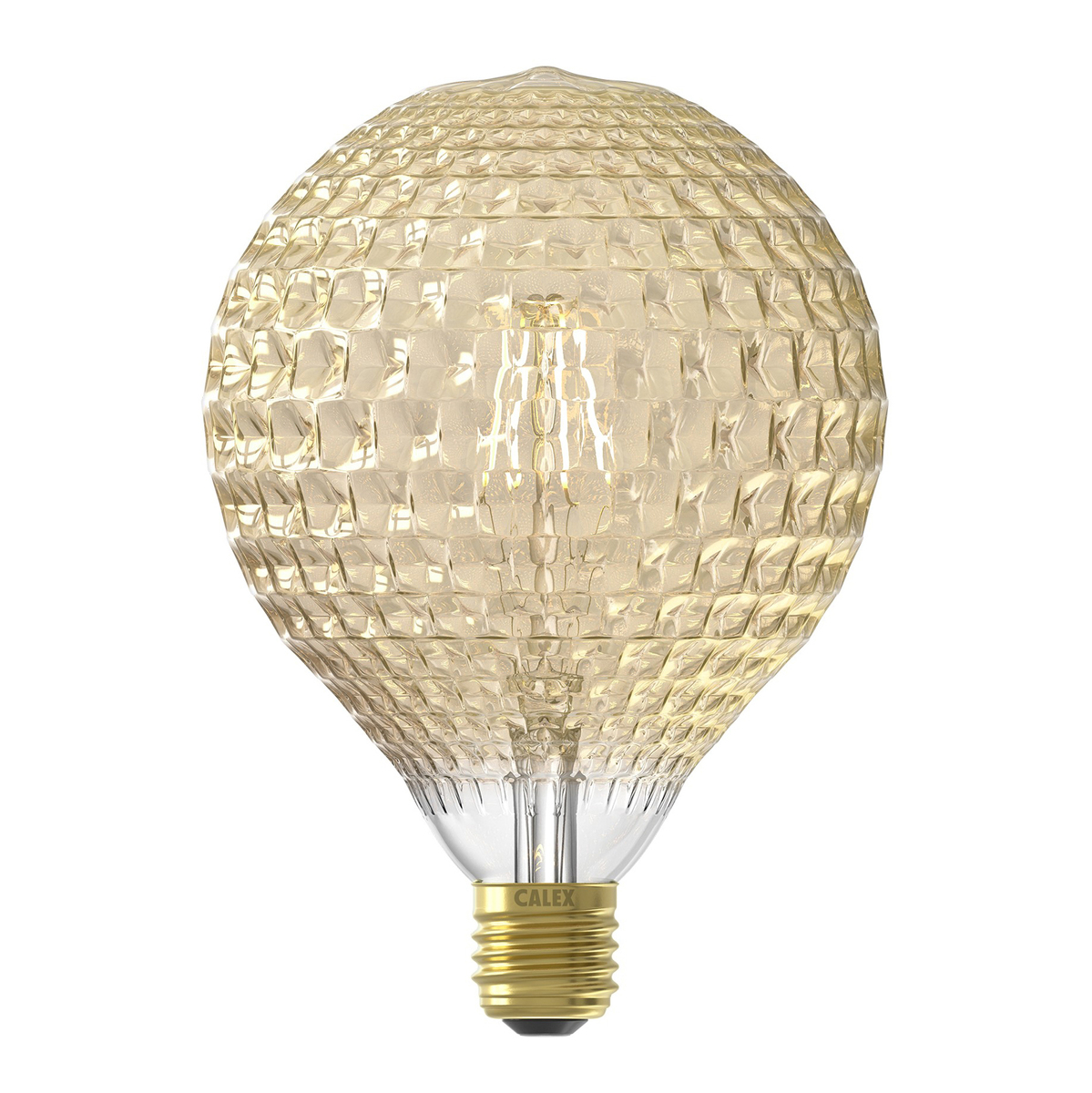Ampoule filament décorative en verre ambre Ampoule filament décorative en verre ambre
