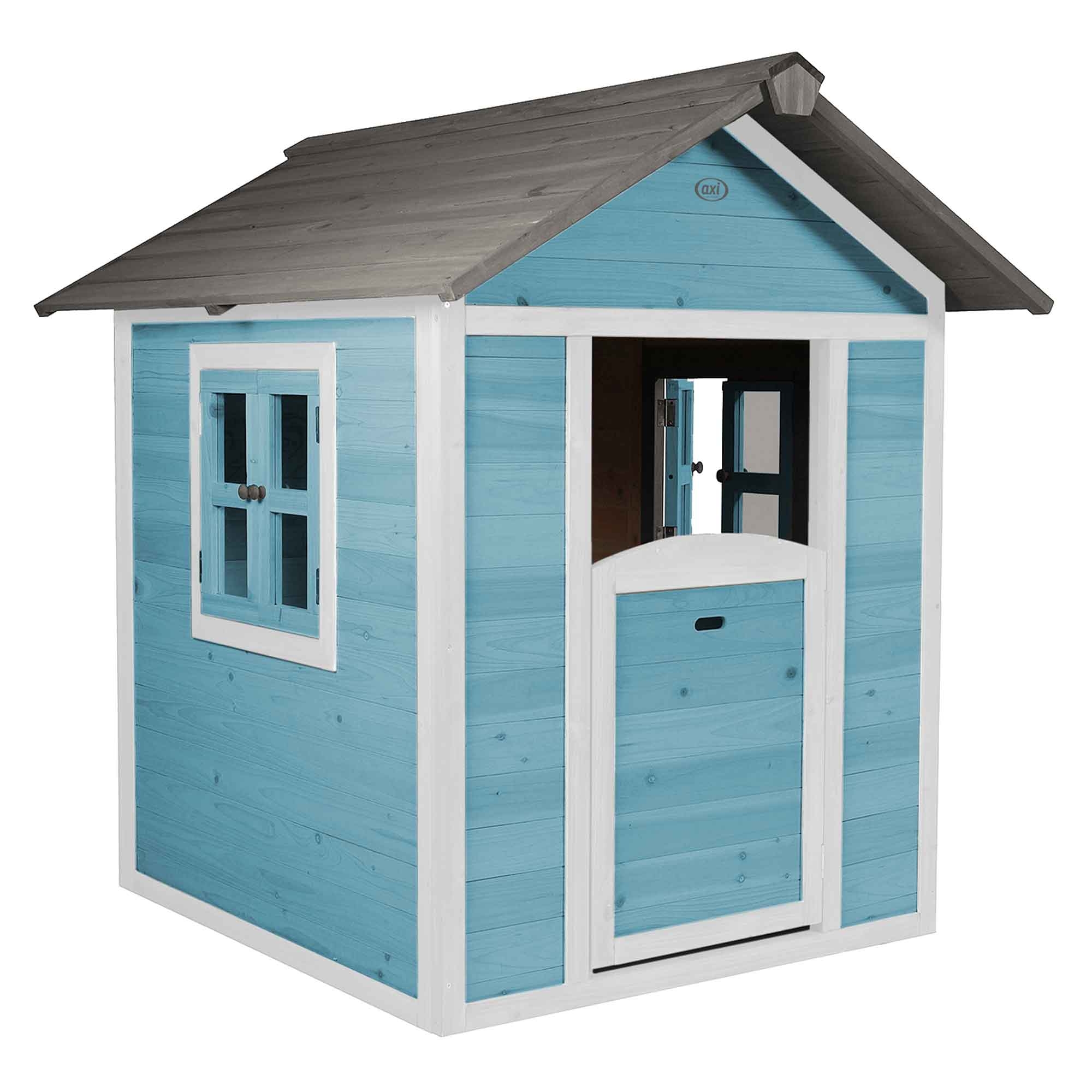 Maisonnette en bois bleue