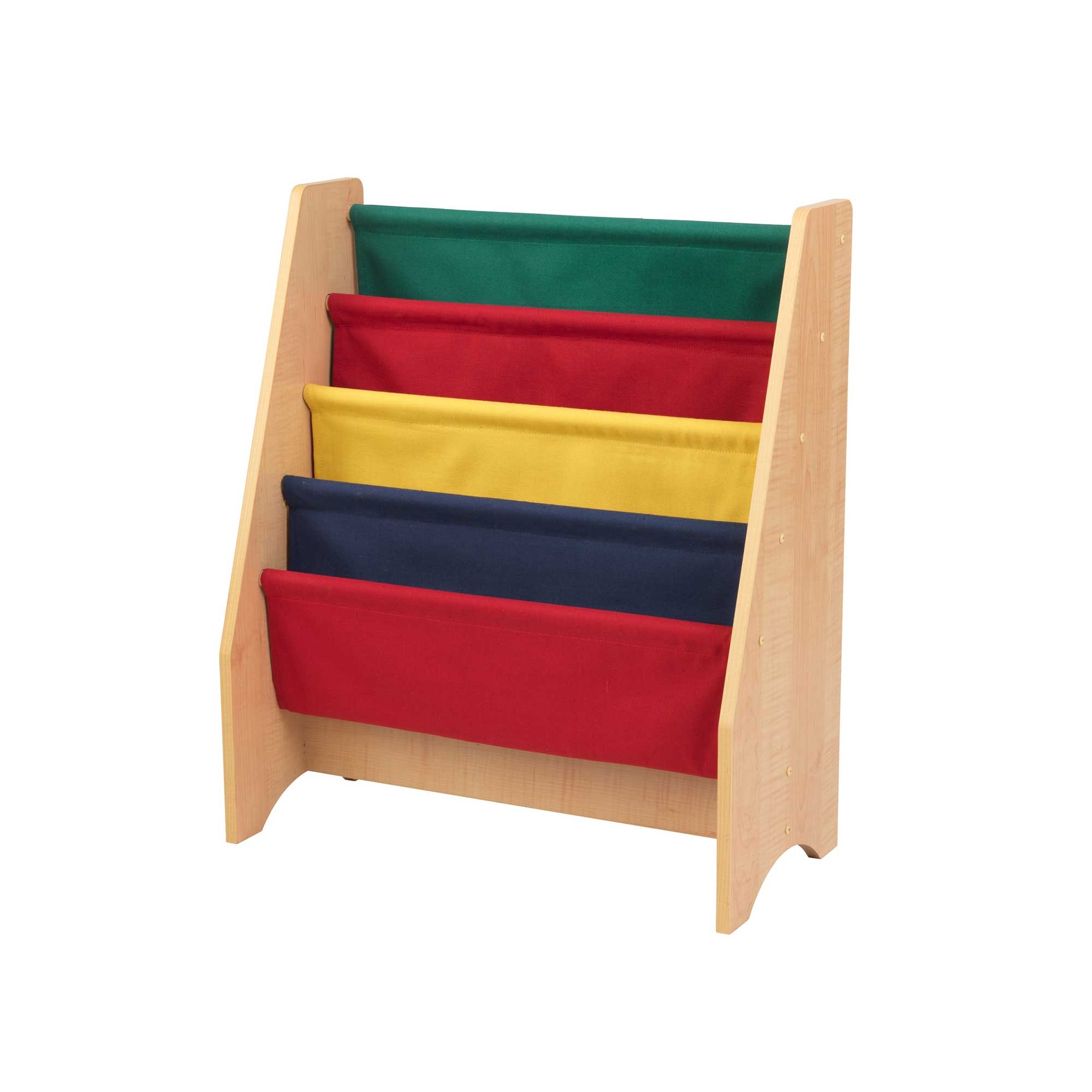 Rangement livres enfant couleurs vives
