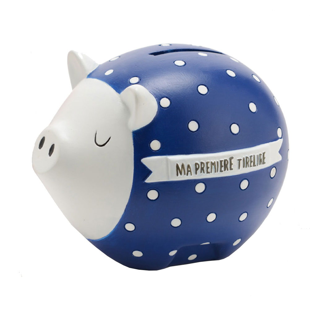 Ma première tirelire cochon bleu Ma première tirelire cochon bleu