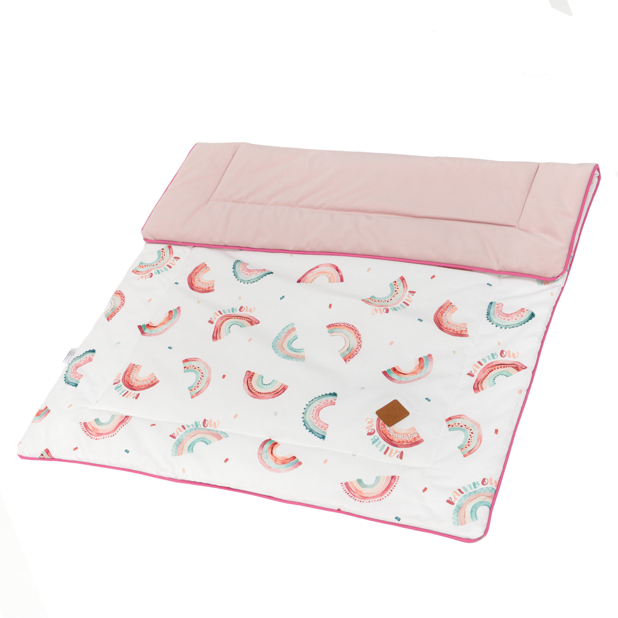 Couverture bébé réversible rose Couverture bébé réversible rose