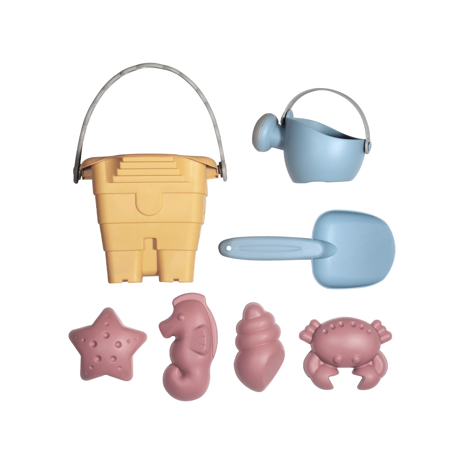 Kit de jouets de sable pour bébé 6 pièces multicolore Kit de jouets de sable pour bébé 6 pièces multicolore