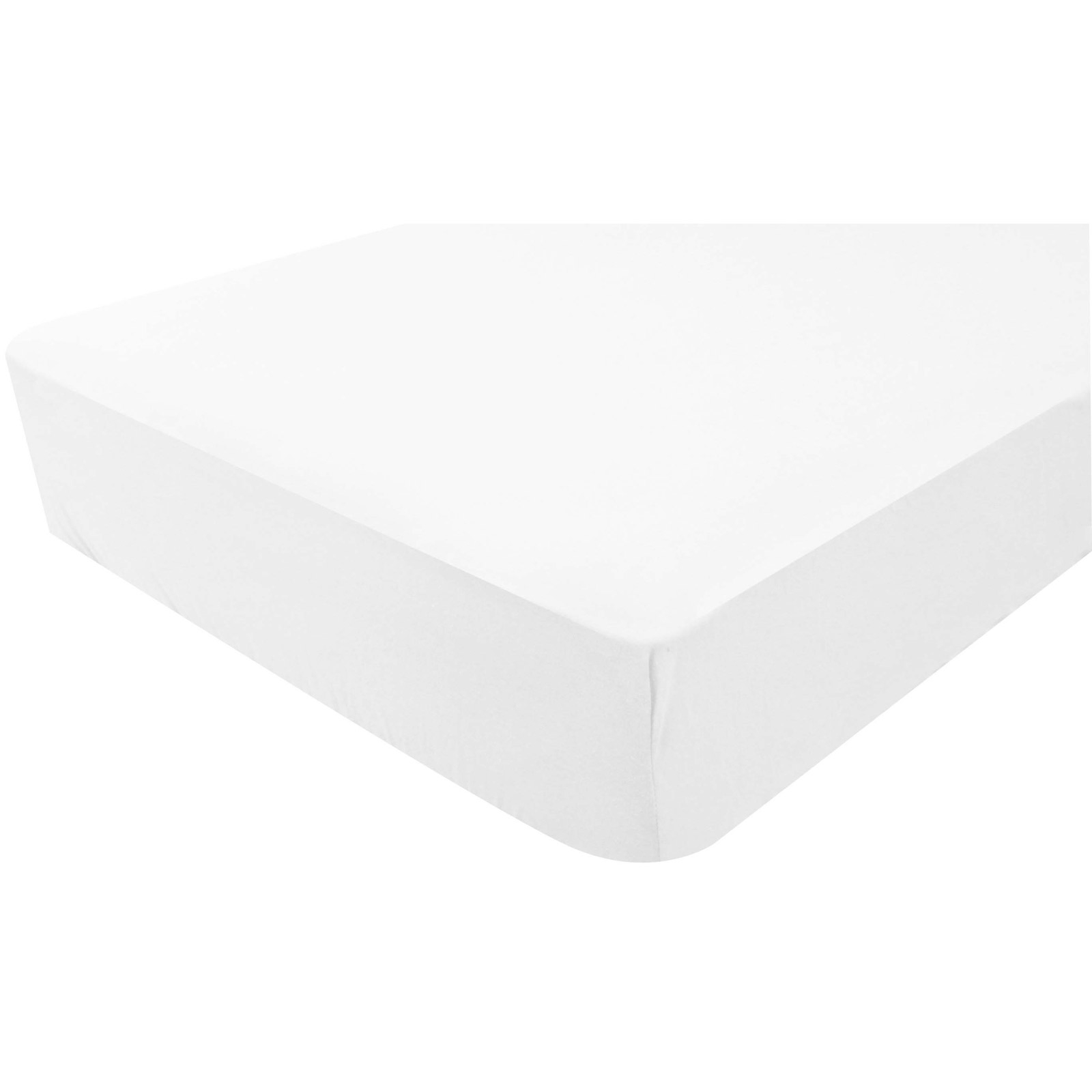 Drap housse enfant uni en jersey Coton Blanc 40x80 Drap housse enfant uni en jersey Coton Blanc 40x80