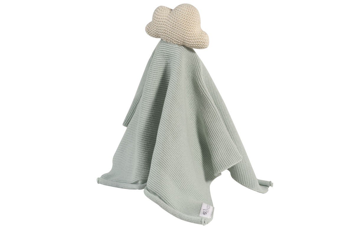 Tissu câlin hochet en coton blanc Tissu câlin hochet en coton blanc
